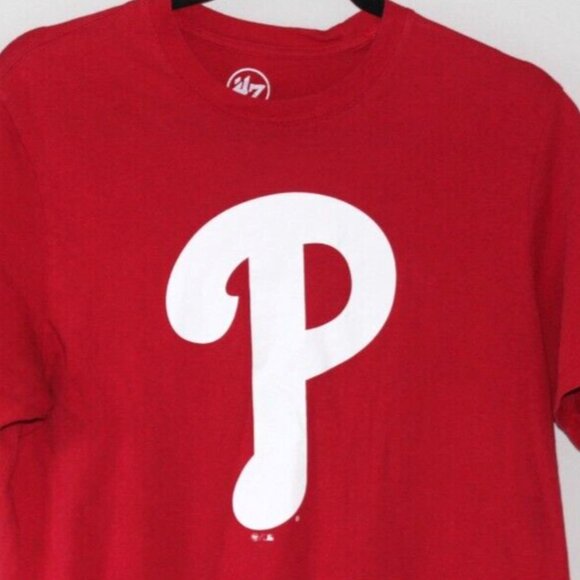 ‘47 Brand Other - Philadelphia Phillies Red “P” Logo Tee ’47 Brand NWT Size L MLB